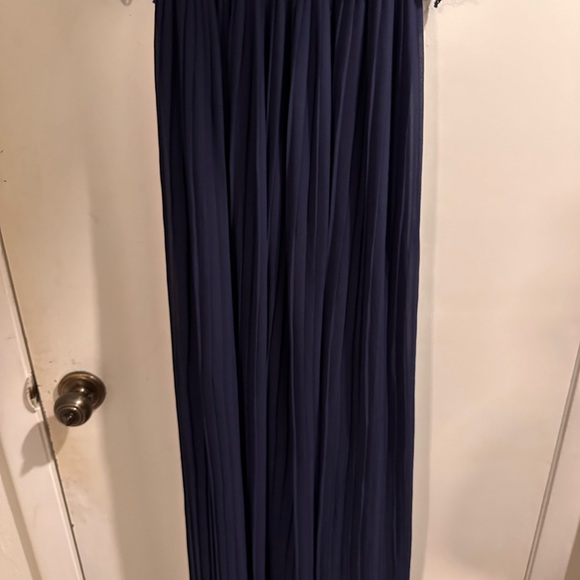 H&M maxi dress navy with lace cover - Picture 8 of 8